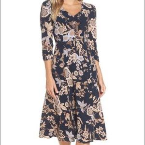 Eliza J floral midi dress